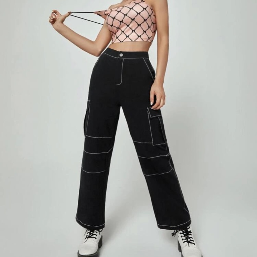 Black skater pants